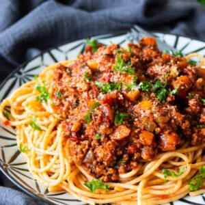 Spaghetti bolognese